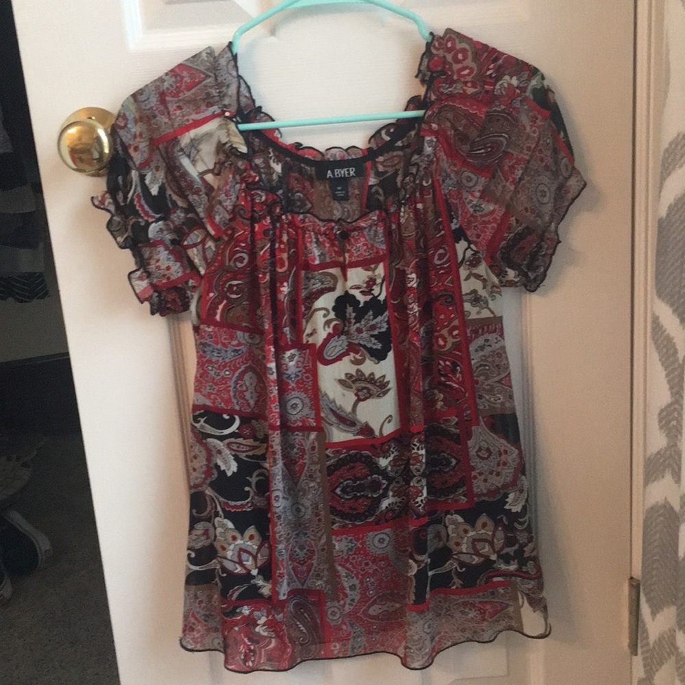 A. Byer paisley shirt